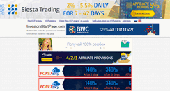 Desktop Screenshot of investorsstartpage.com