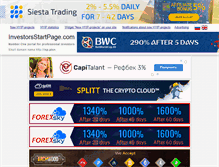 Tablet Screenshot of investorsstartpage.com